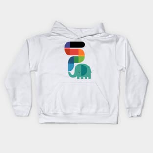 Rainbow Painter Kids Hoodie